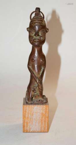 Afrika Bronzefigur, Stil Edan OgboniBronze, braune…