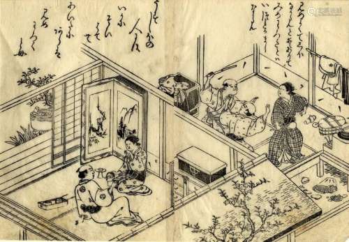 Sukenobu, Nishikawa 1671 1751