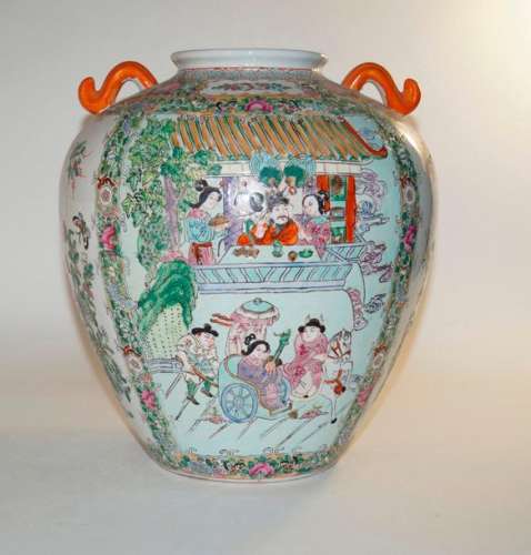 Chinesische Kunst und Antiquitäten Große Vase, 20.…