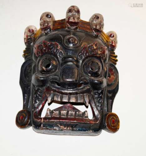 Chinesische Kunst und Antiquitäten Maske, Dämon, N…