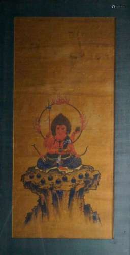 Chinesische Kunst und Antiquitäten Malerei, mediti…