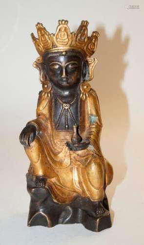 Chinesische Kunst und Antiquitäten Maitreya, Bronz…