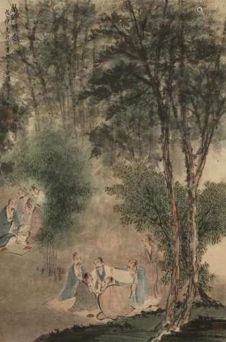 a chinese painting by fu baoshi