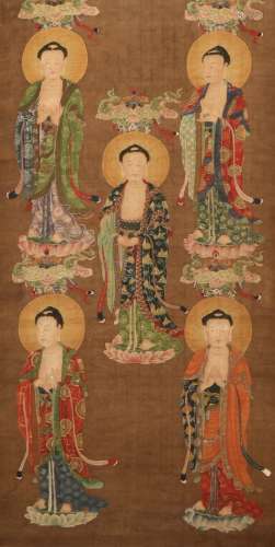 a chinese painting of buddhism