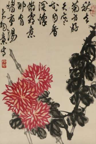 a chinese painting by chen dayu