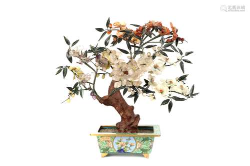 a chinese cloisonne jardiniere