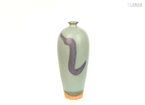 a chinese jun kiln porcelain vase