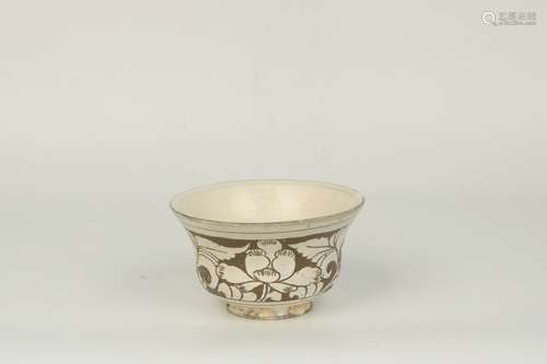 a chinese white glazed porcelain cup