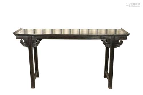 a chinese rosewood official table