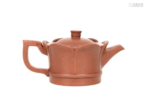 a chinese zisha teapot