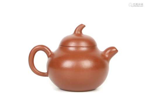 a chinese zisha teapot