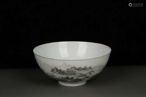 a chinese famille rose porcelain bowl