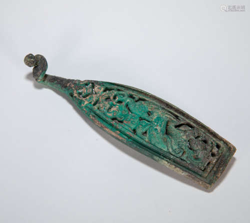 ANCIENT CHINESE PURE SILVER BELT HOOK