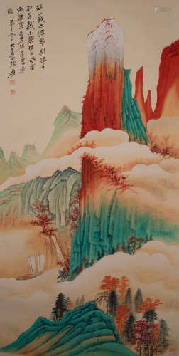 ZHANG DAQIAN，ANCIENT CHINESE PAINTING AND CALLIGRAPHY