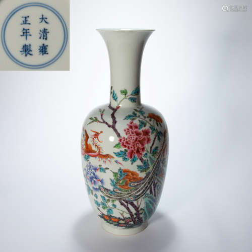 ANCIENT CHINESE FAMILLE VERTE FLASK