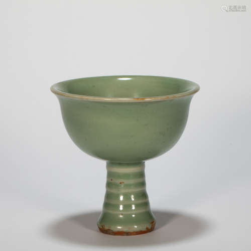 ANCIENT CHINESE LONGQUAN KILN GOBLET