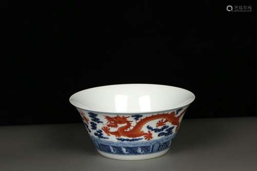 a chinese blue and white porcelain bowl