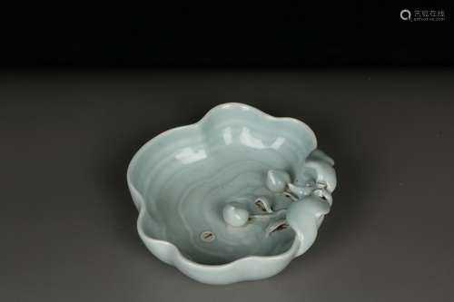 a chinese celadon glazed porcelain washer