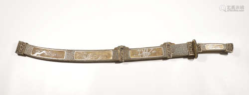 Qing Dynasty - Pine Bamboo and Plum Waist Sword