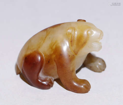 Han Dynasty - Colored Jade Bear