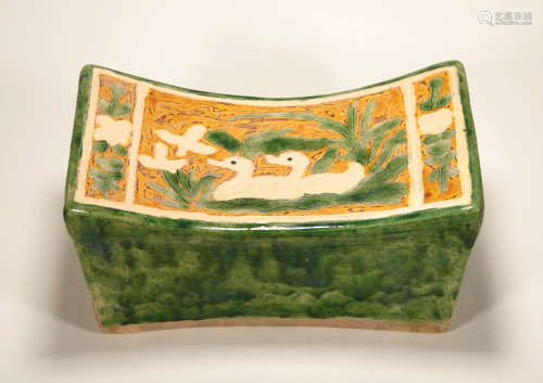 Song Dynasty - Colored and Patterned Pillow