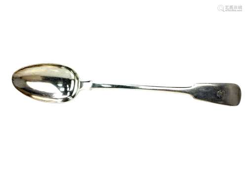 A GEORGE IV SILVER BASTING SPOON