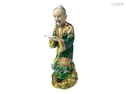 AN EARLY 20TH CENTURY CHINESE SANCAI FIGURE