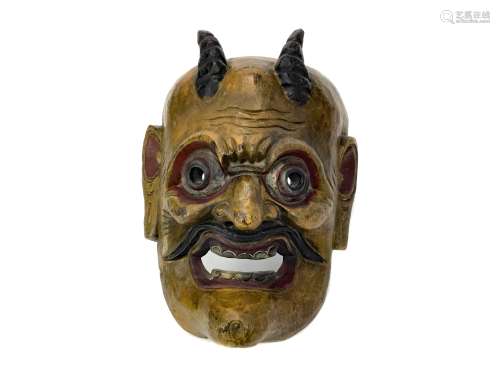 A 19TH CENTURY JAPANESE MASK OF NOH