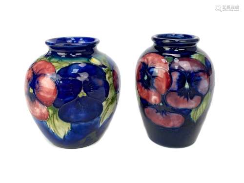 A LOT OF TWO MOORCROFT VASES
