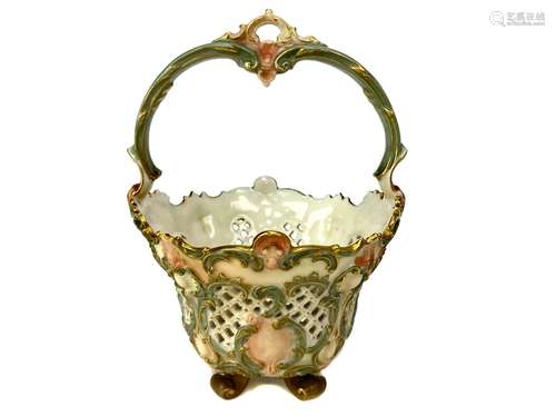 A ROYAL WORCESTER BASKET