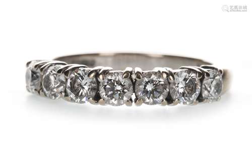 A DIAMOND HALF ETERNITY RING