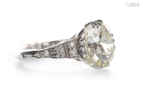 A DIAMOND SOLITAIRE RING