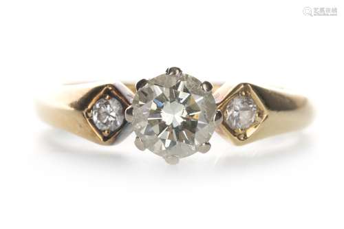 A DIAMOND SOLITAIRE RING