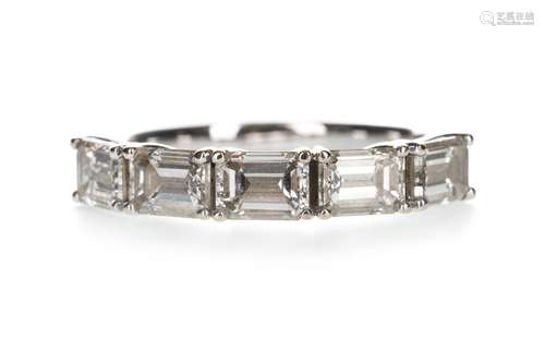 A DIAMOND HALF ETERNITY RING