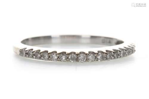 A DIAMOND HALF ETERNITY RING