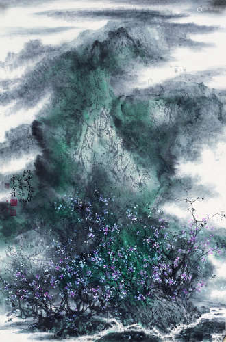宋雨桂（1940-2017） 1985年作 山水 镜心 纸本设色