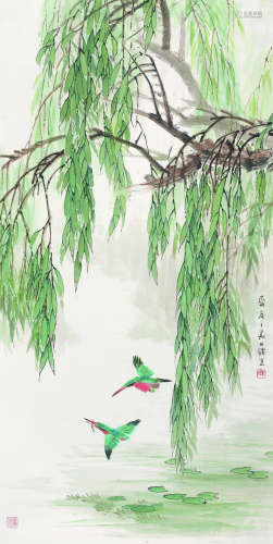 田镛（1938-2020） 盛夏之晨 镜心 纸本设色