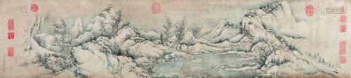 允禧（1711-1758） 江山雪霁图 镜心 纸本设色