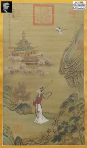 Ming Dynasty - Qiu Ying Figure Painting