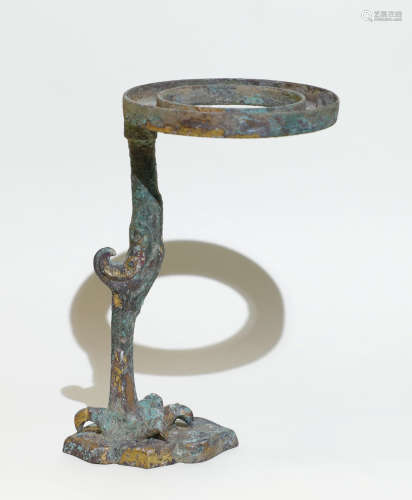Han Dynasty - Gilt Candle Stand