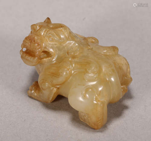 Han Dynasty - Carved Jade Beast