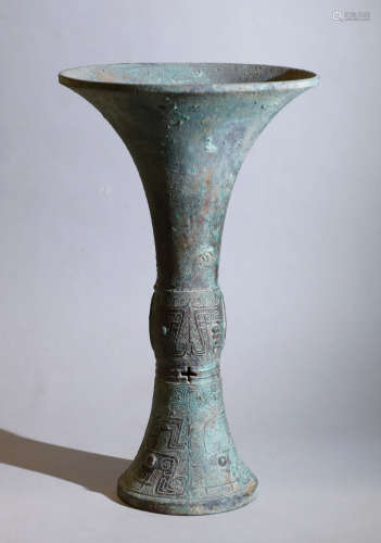 Shang Dynasty - Bronze Flower Vase