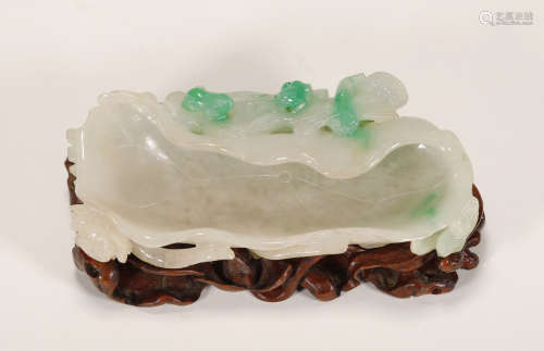 Qing Dynasty - Jadeite Brushwash