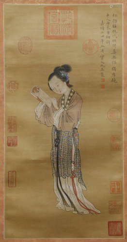 Ming Dynasty -  Qiu Ying  Figure Painting