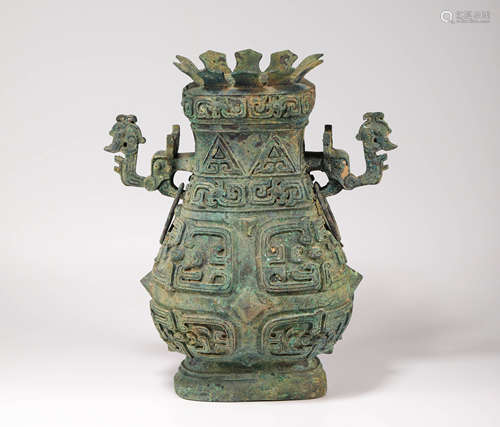 Bronze Rital vessel from Zhan戰國時期青銅尊