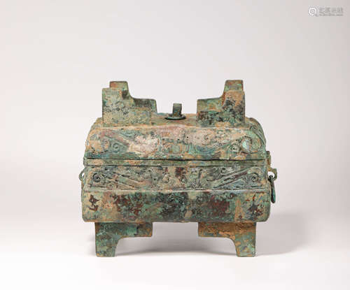 bronze container from the Warring States戰國青銅器皿