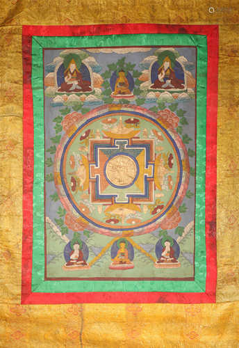 ThangKa from Qing清代唐卡