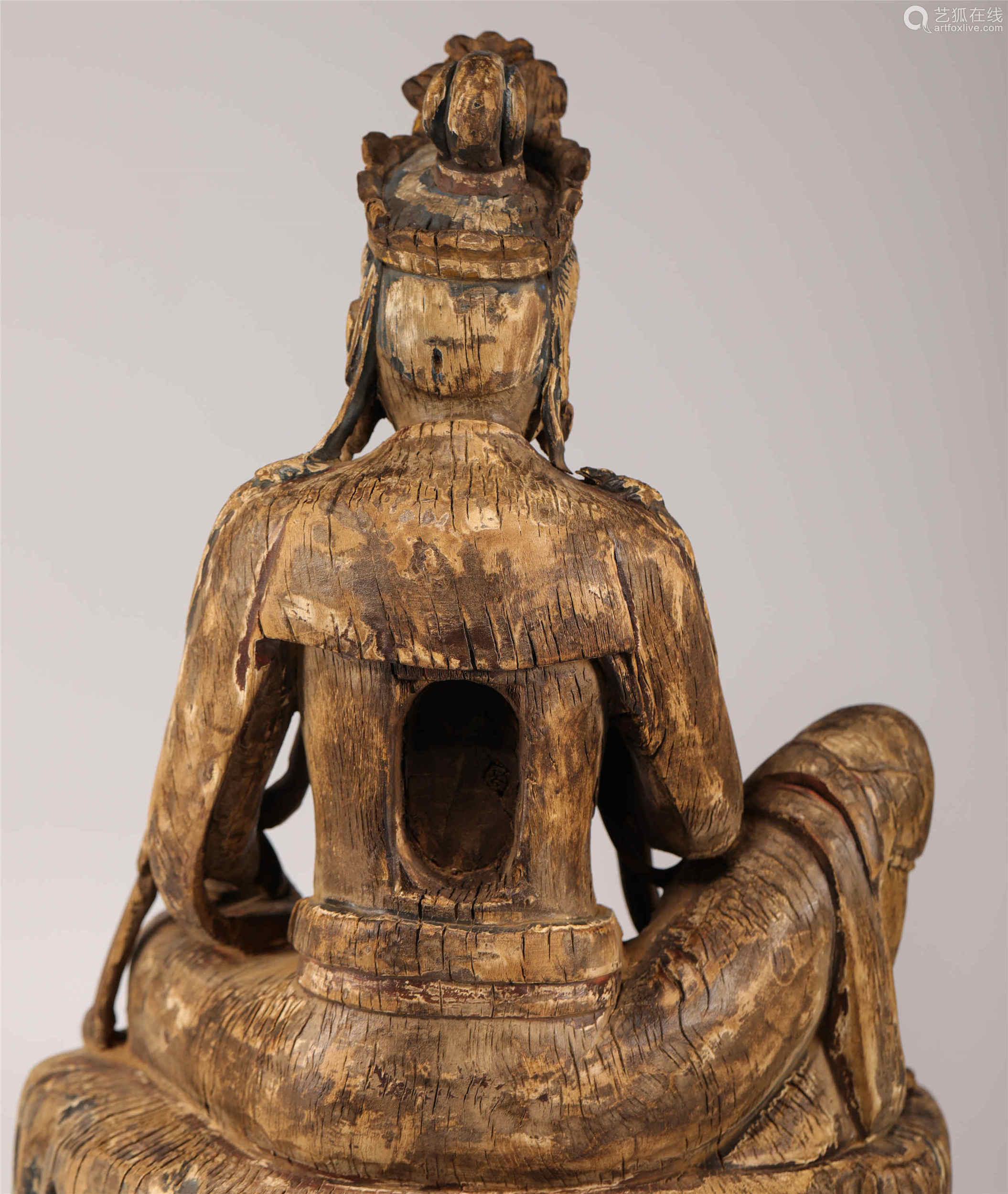 woodbuddhastatuefromsong宋代木質觀音造像