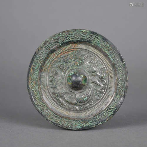 A Chinese Bronze Mirror