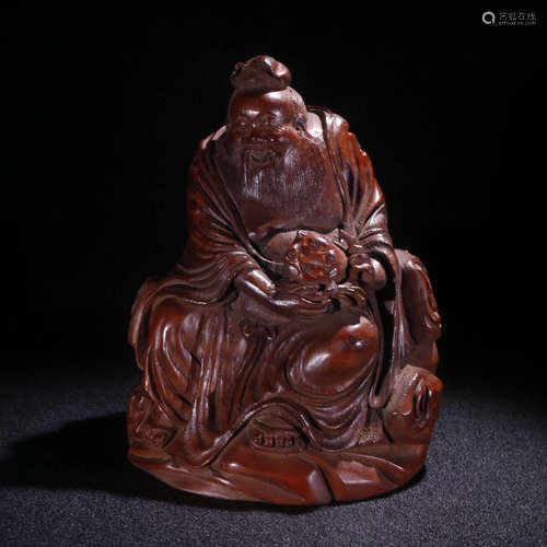 A Chinese Bamboo Carved Ornament